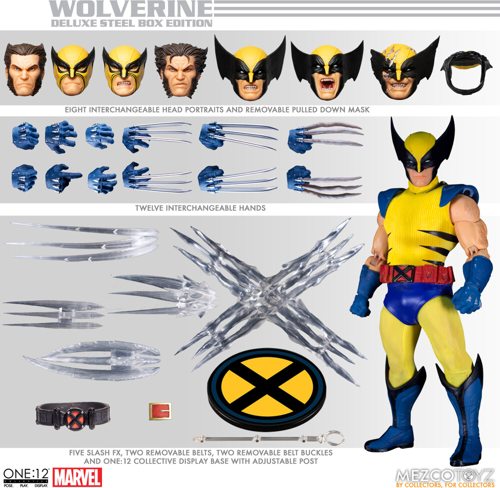 One:12 Collective Wolverine - Deluxe Steel Box Ed - One:12 Collective Wolverine - Deluxe Steel Box Ed