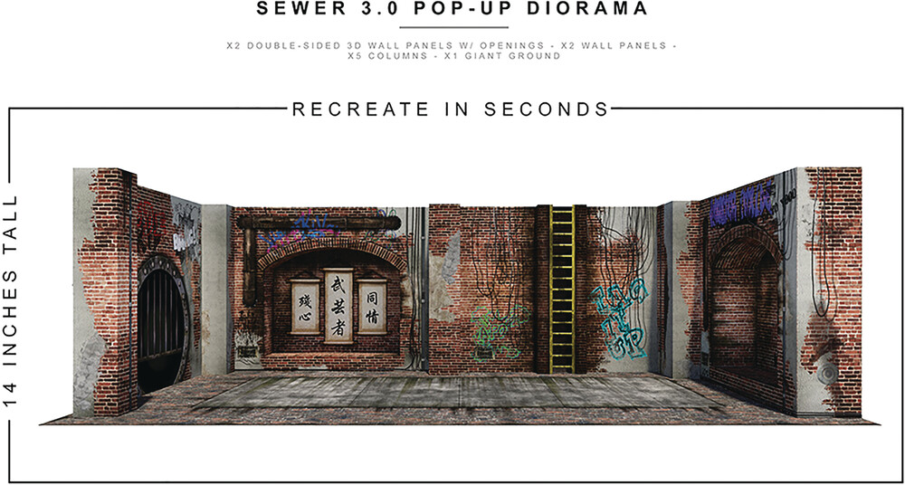 Extreme-Sets - Extreme Sets Sewer 3 Pop Up 1/12 Scale Diorama (Ne