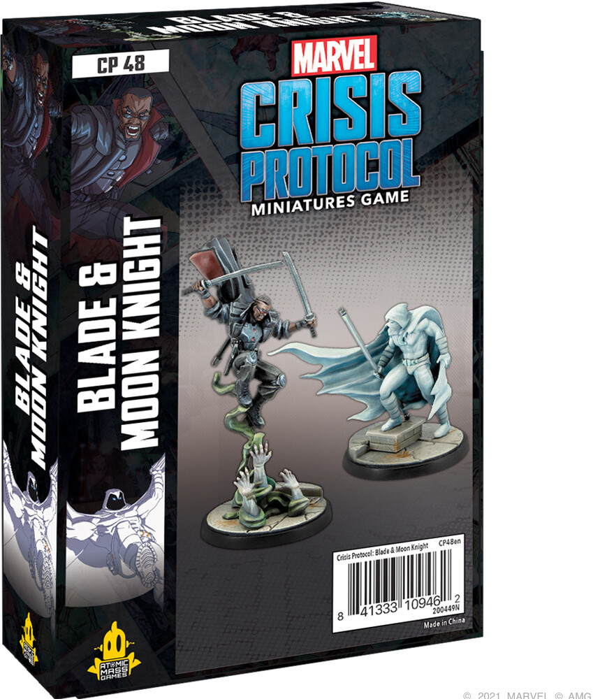 Marvel Crisis Protocol Blade & Moon Knight Cp - Marvel Crisis Protocol Blade & Moon Knight Cp