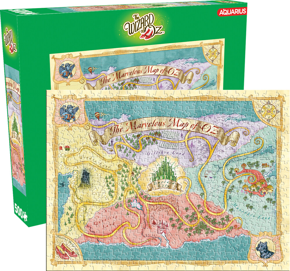 Wizard of Oz Map 500 PC Puzzle - Wizard Of Oz Map 500 Pc Puzzle (Puzz)