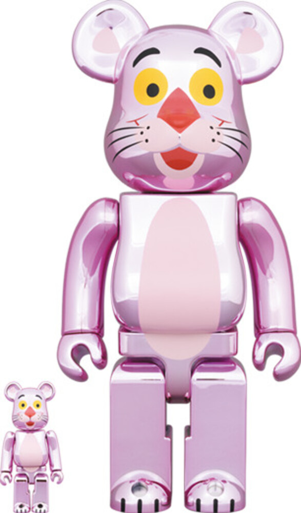 Medicom - Pink Panther Chrome Ver 100% & 400% Bea 2pk