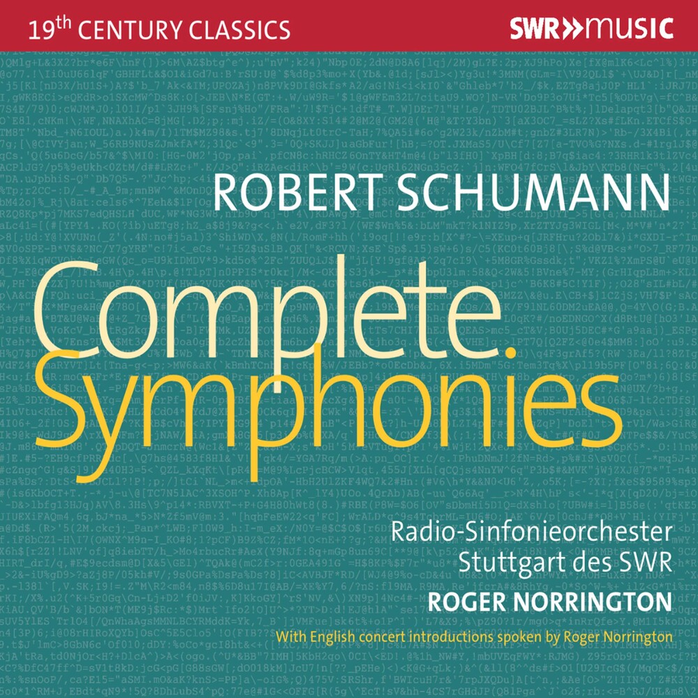 Schumann / Radio-Sinfonieorchester Stuttgart Swr - Complete Symphonies (2pk)