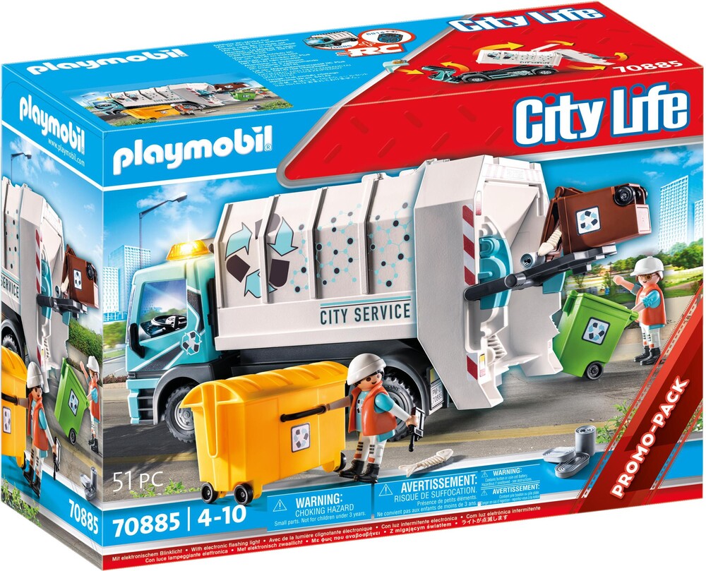 Playmobil - City Life Recycling Truck (Fig)
