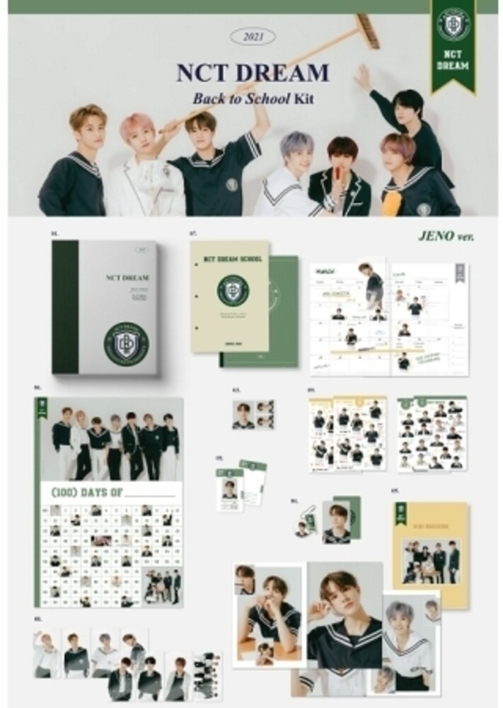 NCT Dream - 2021 NCT Dream Back To School Kit (Renjun Version) (incl. 100 DaysChallenge Poster, Mini Brochure, 80pg Notepa, Clear Bookmark S