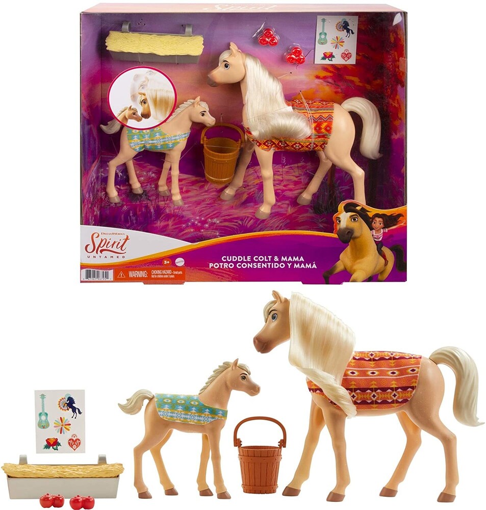Spirit - Mattel - Spirit Mom & Baby Horse Playset