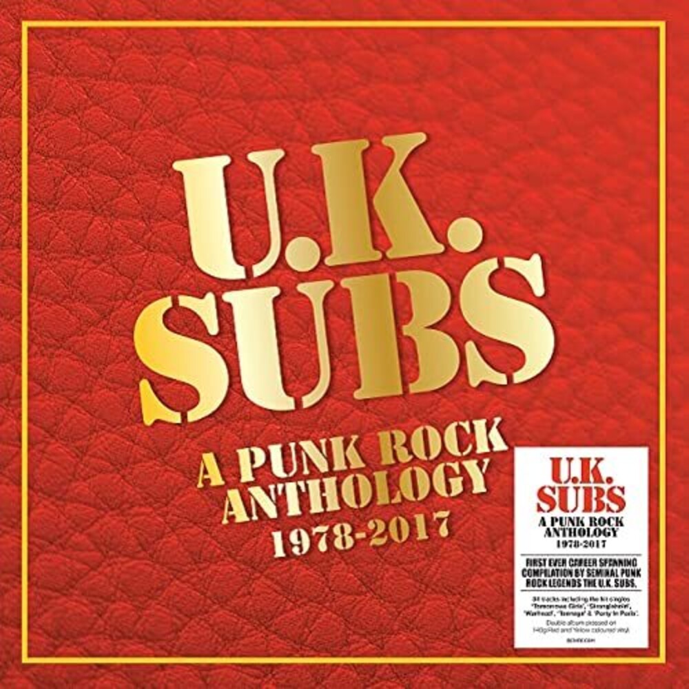 Uk Subs - Punk Rock Anthology 1978-2017 [Colored Vinyl] (Ofgv) (Red)