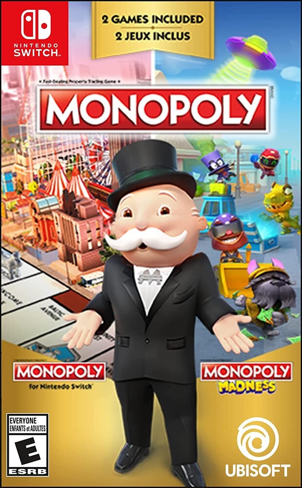 Swi Monopoly + Monopoly Madness - Swi Monopoly + Monopoly Madness