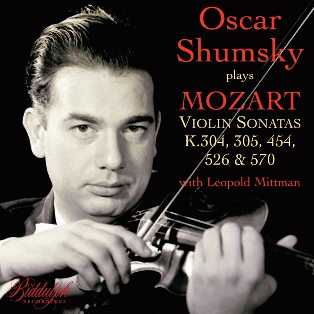 Mozart / Oscar Shumsky - Mozart: Violin Sonatas (Aus)