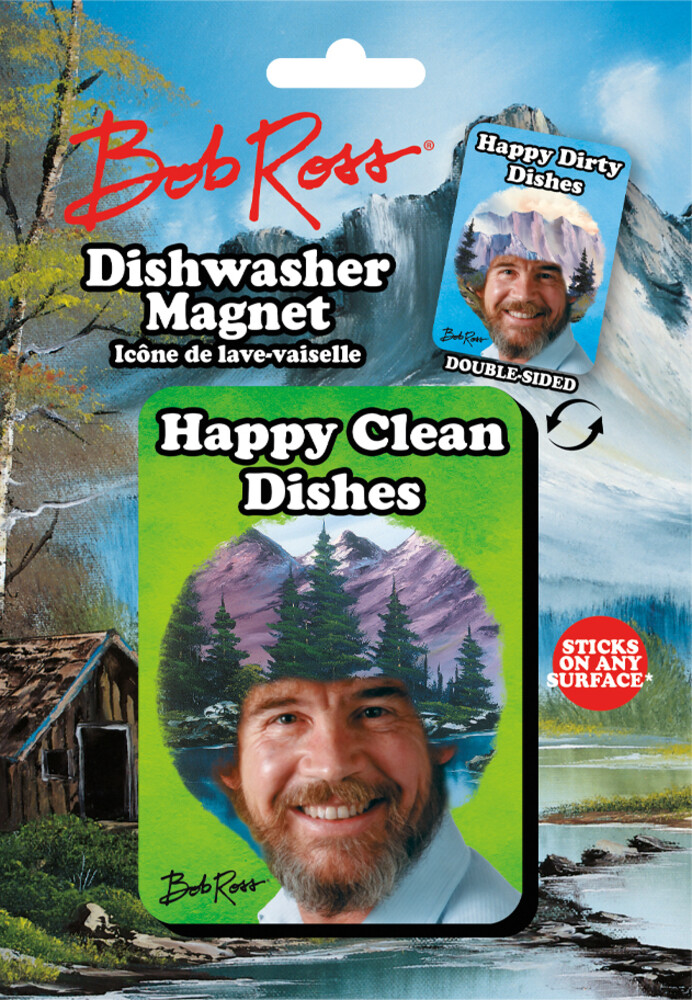 Bob Ross Dishwasher Magnet - Bob Ross Dishwasher Magnet (Mag)