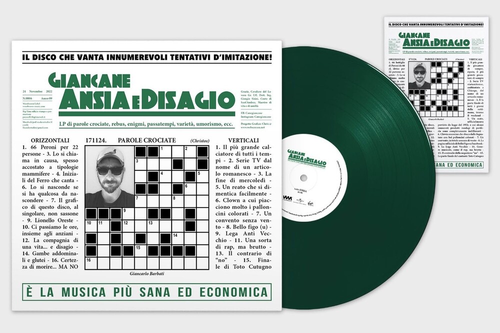 Giancane - Ansia E Disagio [Colored Vinyl] (Grn) (Ita)