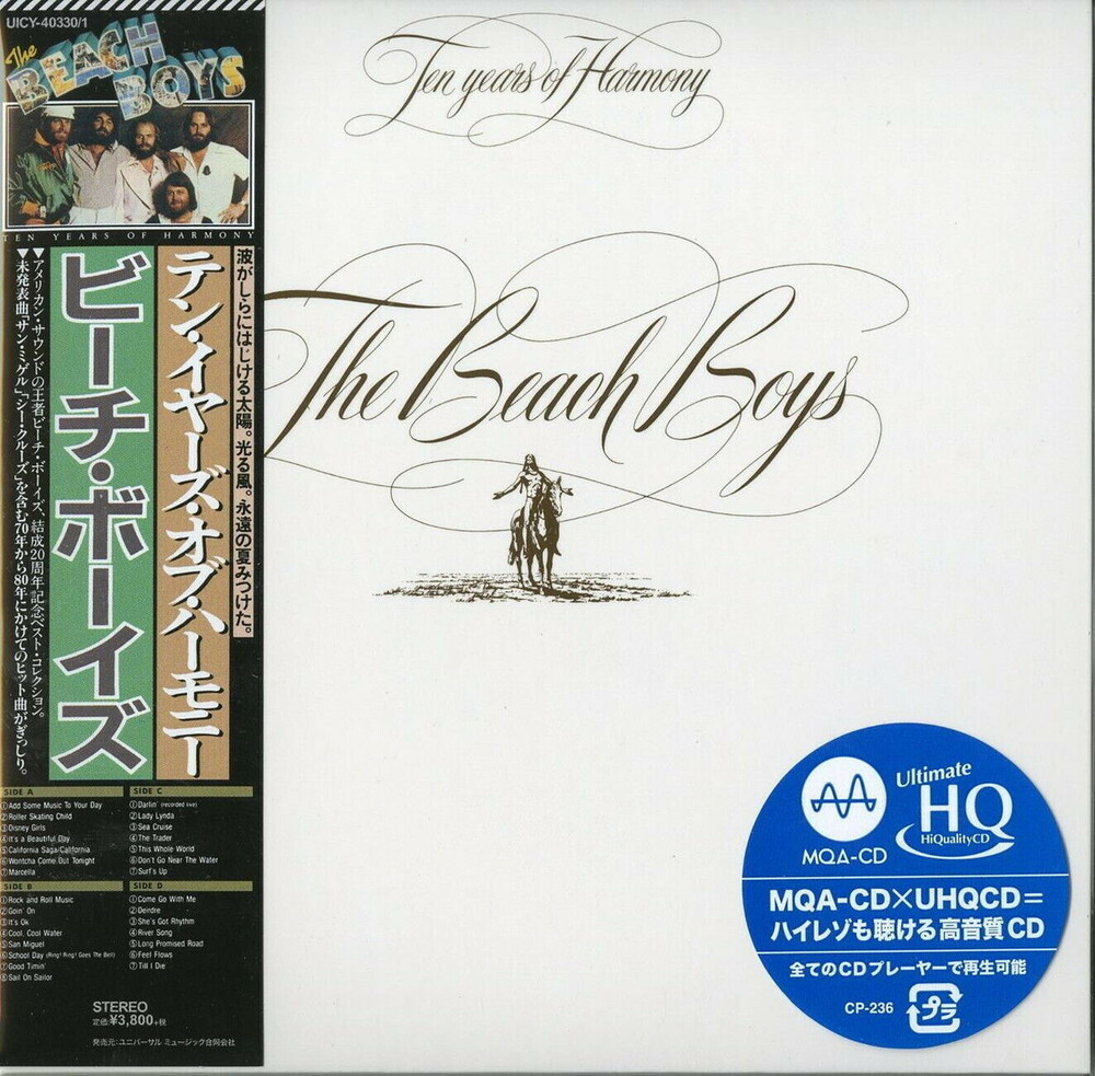 The Beach Boys - Ten Years Of Harmony (Jmlp) [Limited Edition] (24bt) (Hqcd)
