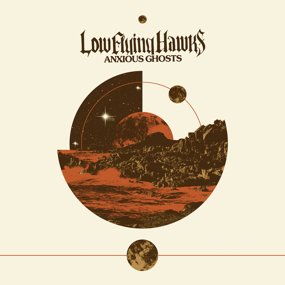 Low Flying Hawks - Anxious Ghosts (Classic Black & Gold Color) (Blk)