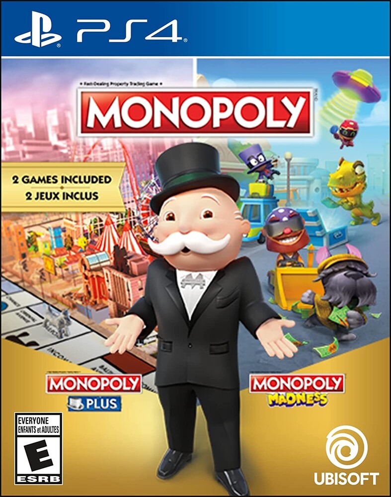 Ps4 Monopoly + Monopoly Madness - Ps4 Monopoly + Monopoly Madness