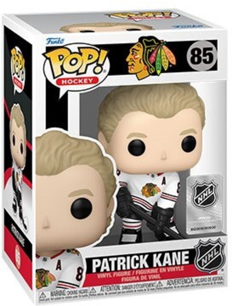 Funko Pop! NHL: - Blackhawks- Patrick Kane (Road)