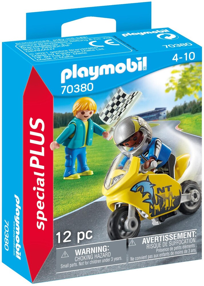 Playmobil - Boys With Motorcycle (Fig)
