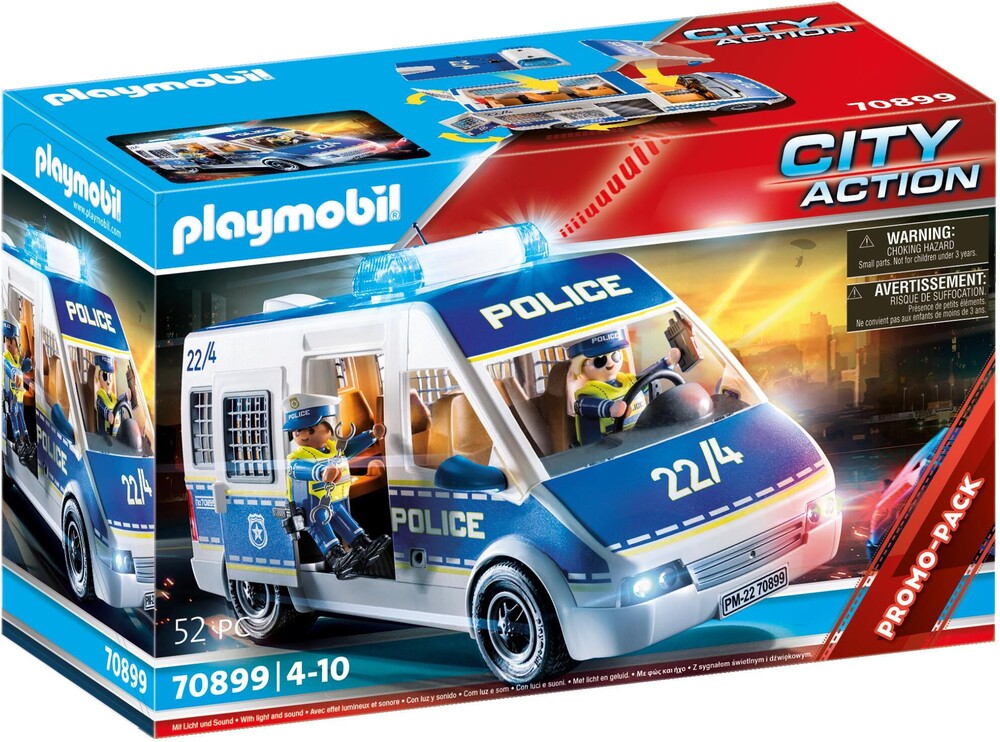 Playmobil - City Action Police Van With Lights And Sound