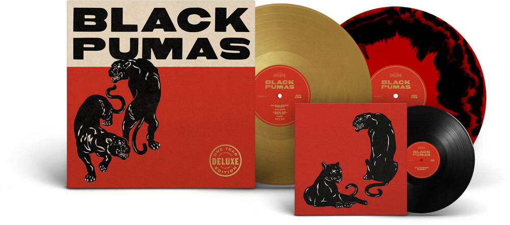 Black Pumas - Black Pumas: Deluxe Edition [Gold/Black & Red Splatter 2LP+7in]
