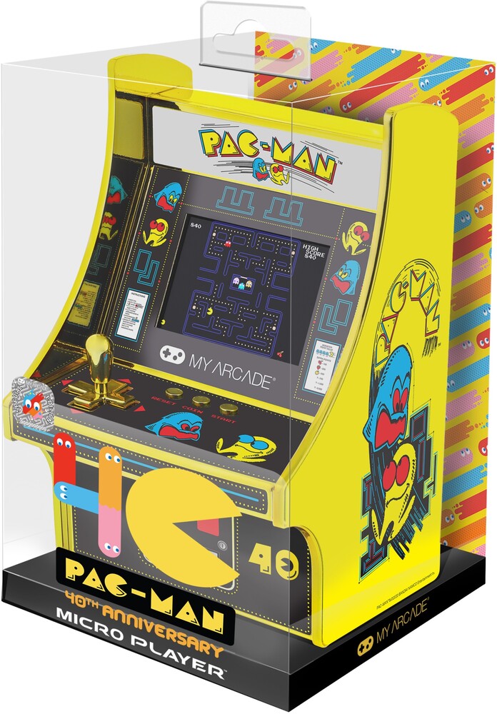 My Arcade Pacman 40th Anniversary Gold Ed Mini - PacMan 40th Anniversary Gold Edition Mini Arcade