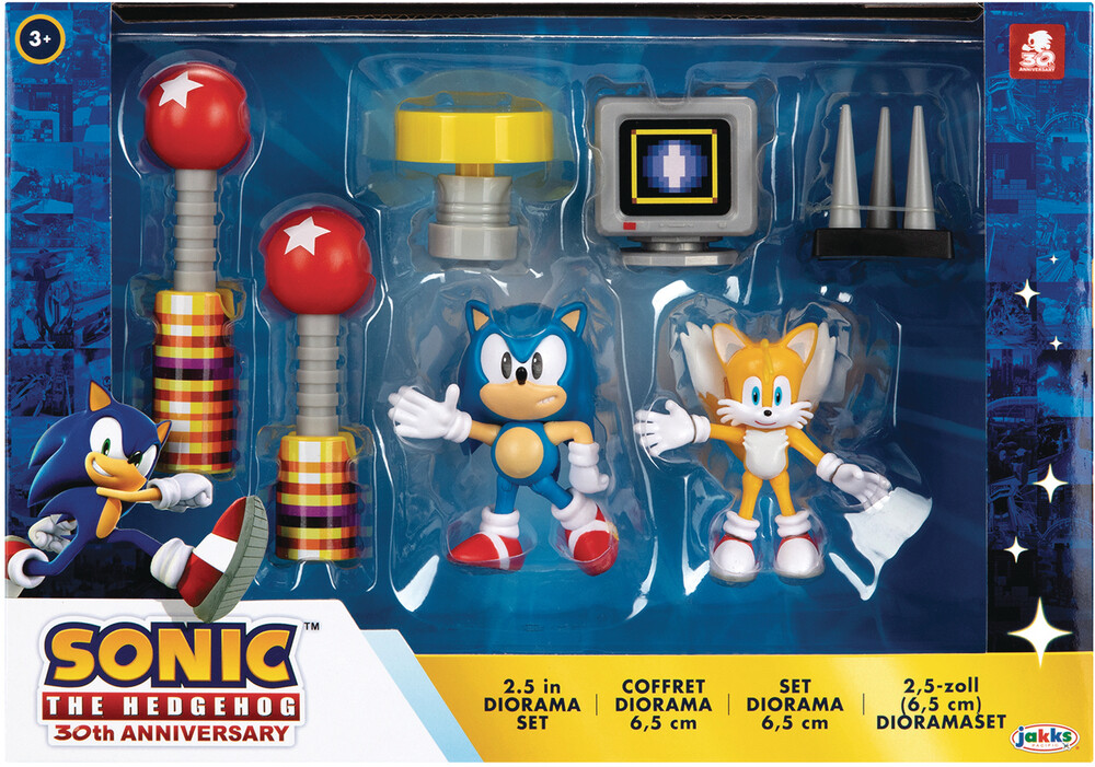  - Sonic The Hedgehog 2-1/2in Af Diorama Set Cs (Net)