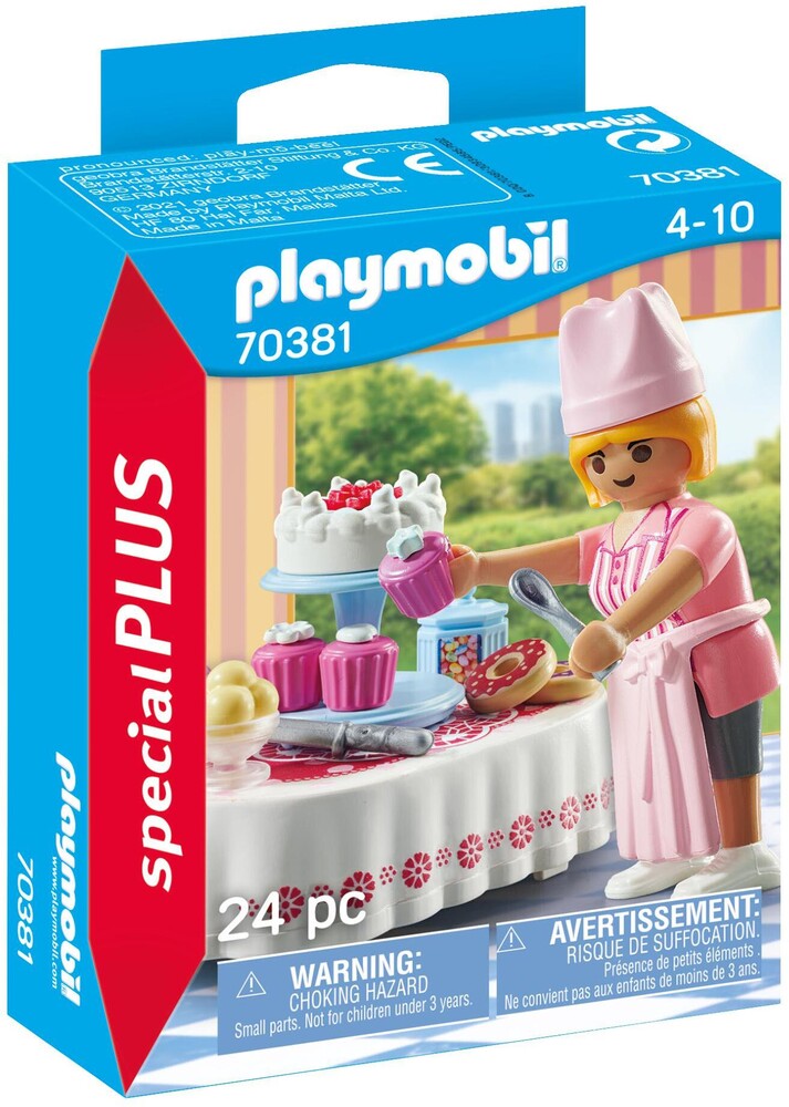 Playmobil - Baker With Dessert Table (Fig)