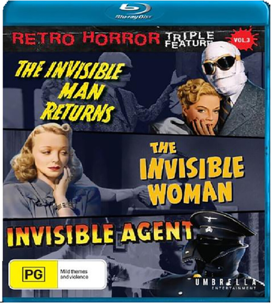 Invisible Man Returns / Invisible Woman - The Invisible Man Returns / The Invisible Woman / Invisible Agent (Retro Horror Triple Feature, Volume 3)