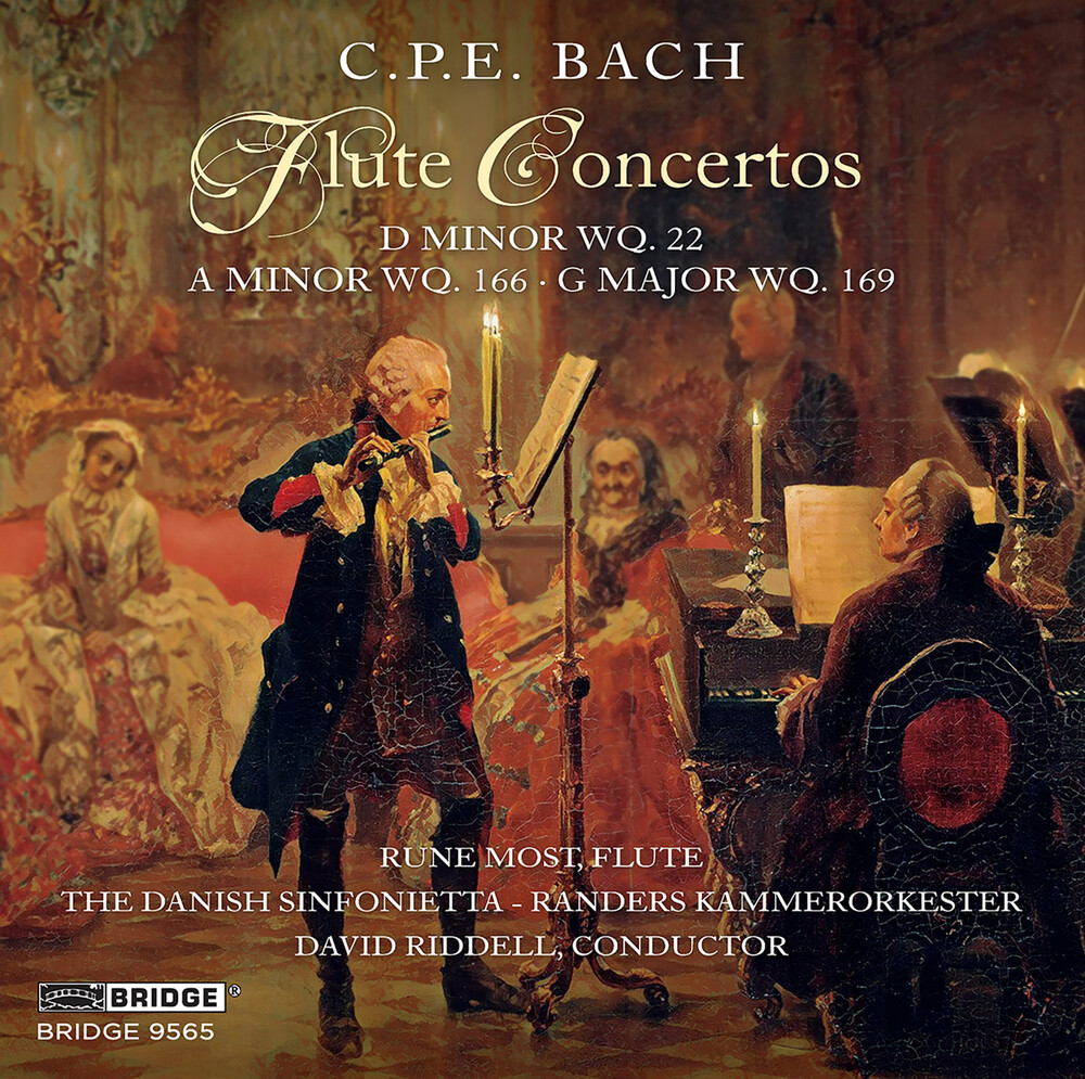 C Bach .P.E / Danish Sinfonietta - Flute Concertos