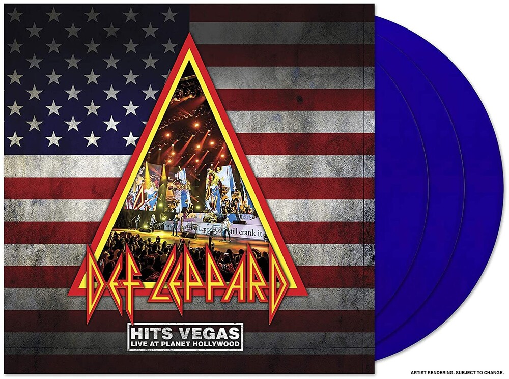 Def Leppard - Hits Vegas - Live At Planet Hollywood [Limited Edition Translucent Blue 3LP]
