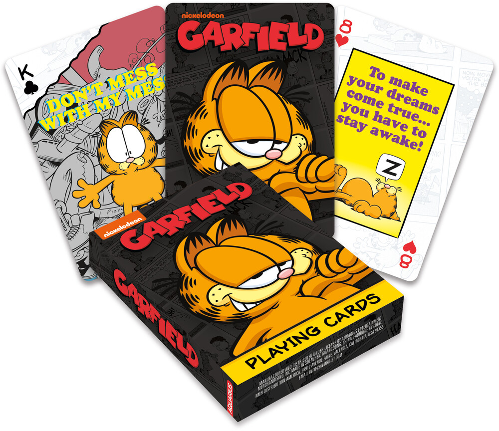 Garfield Playing Cards - Garfield Playing Cards (Clcb) (Crdg)