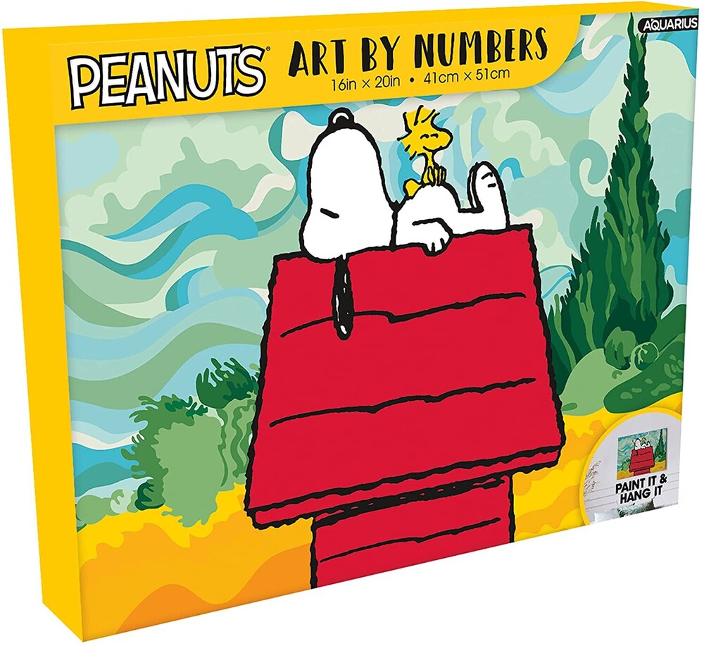 Peanuts Snoopy Chill Artxnum 16X20 Painting Kit - Peanuts Snoopy Chill Artxnum 16x20 Painting Kit