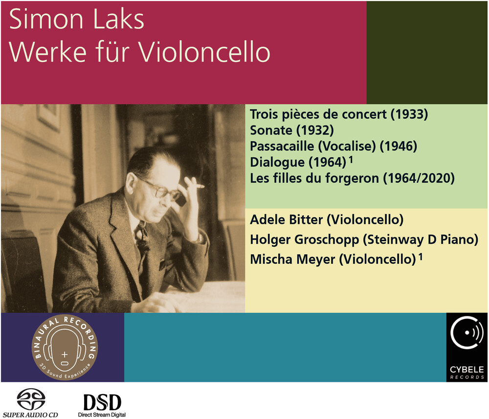 Adele Bitter  / Groschopp,Holger / Meyer,Mischa - Simon Laks: Works For Cello