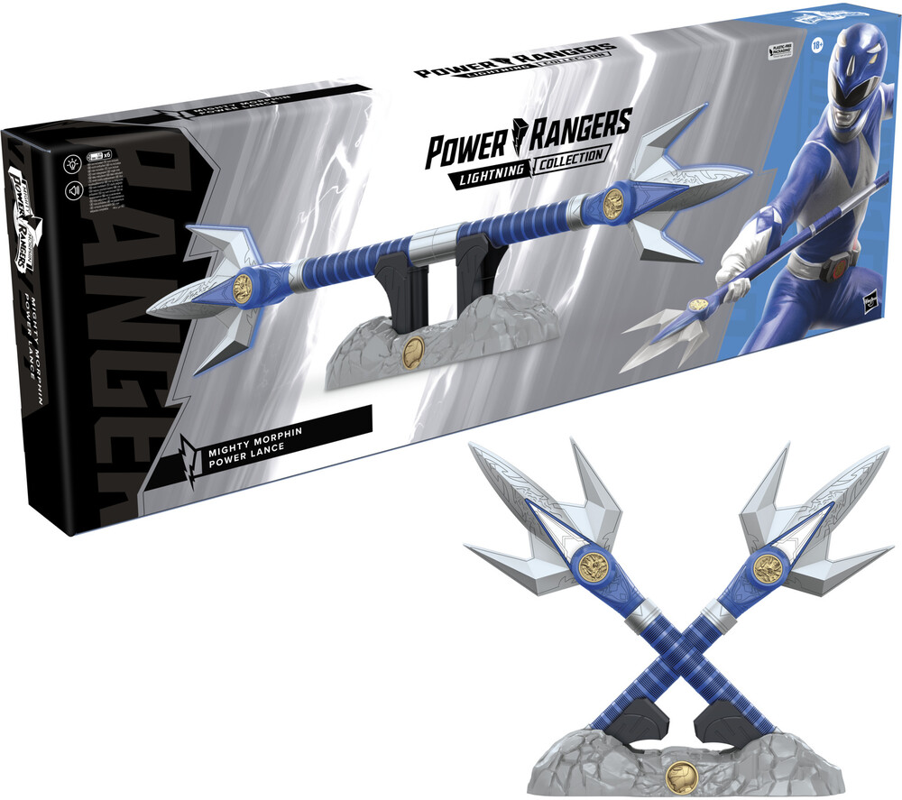 Prg Du Cathedral - Hasbro Collectibles - Power Rangers Lightning Collection Mighty Morphin Blue Ranger Power Lance