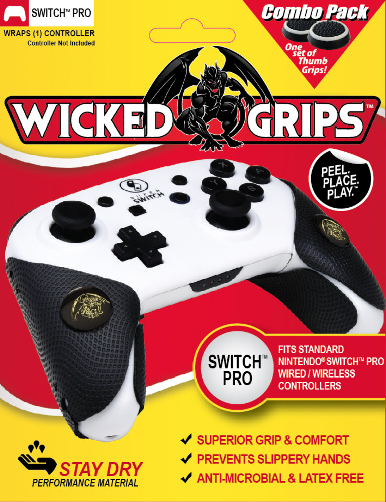 Wicked-Grips High Performance Contr Grips - Combo - Wicked-Grips High Performance Controller Grips - Thumb Grips Combo forNintendo Switch