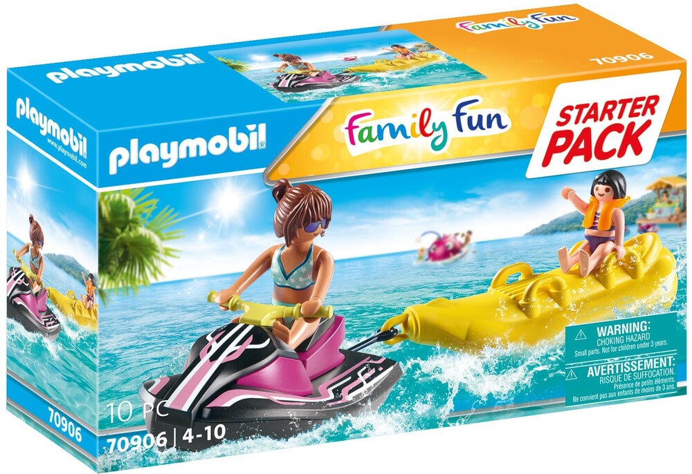 Playmobil - Family Fun Jet Ski With Banana Boat (Fig)
