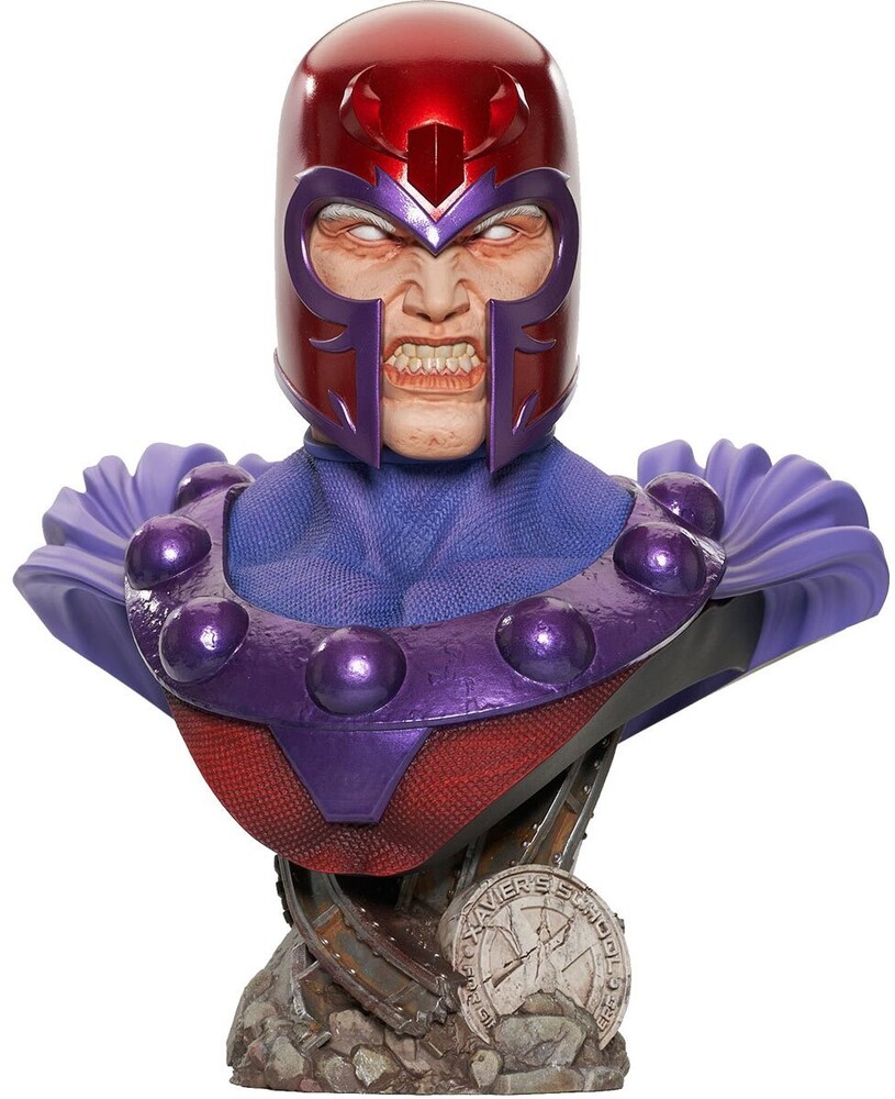 Diamond Select Toys - Marvel Legends In 3d Comic Magneto 1/2 Scale Bust