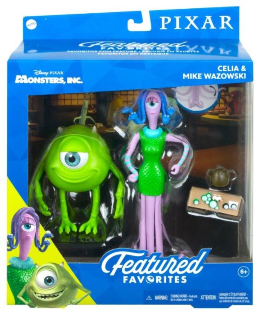 World of Pixar - Pixar Monsters Inc Celia Mae & Mike (Fig)