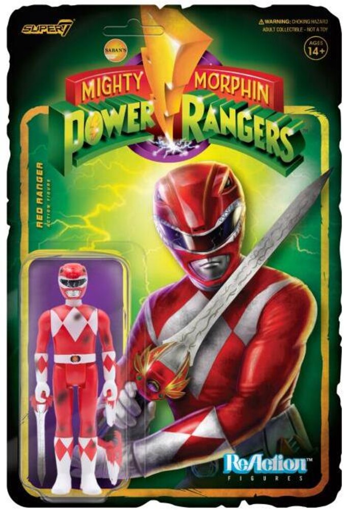 Power Rangers Reaction Red Ranger (Battle Damaged) - Power Rangers Reaction Red Ranger (Battle Damaged)