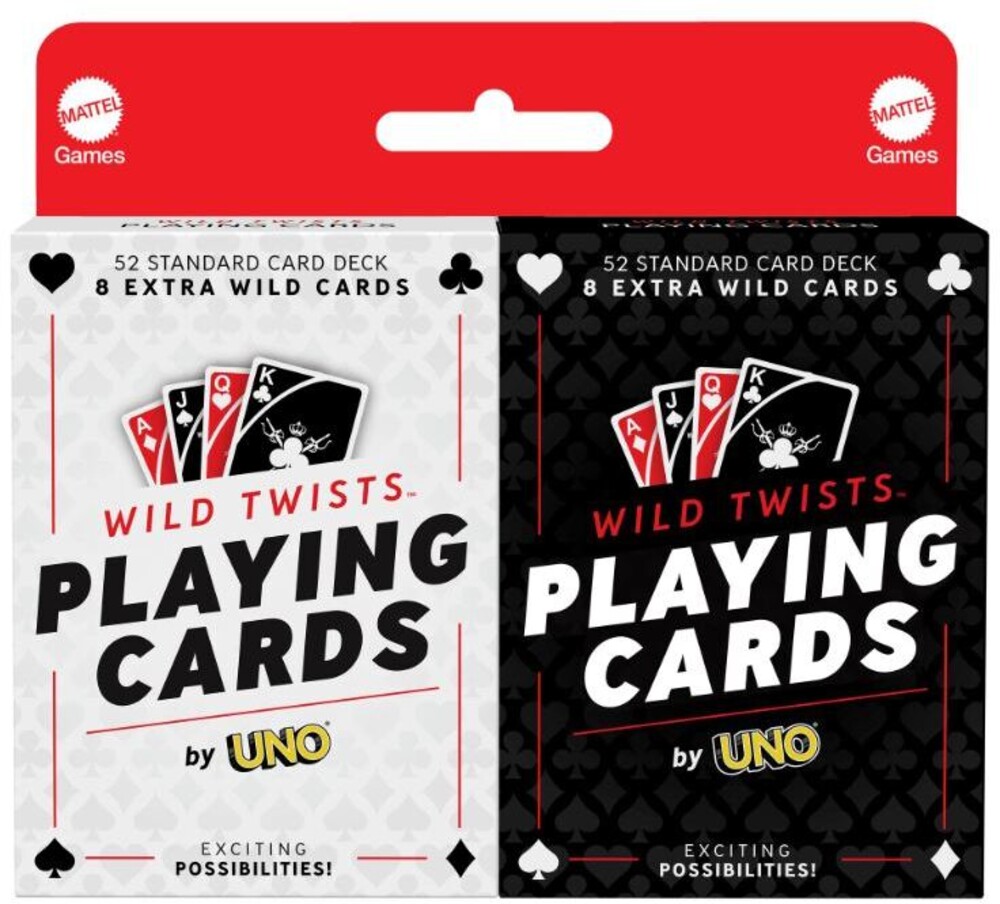 Uno - Wild Twists Playing Cards By Uno 2 Pack (Crdg)