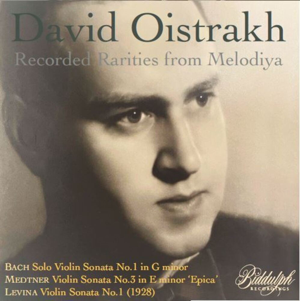 David Oistrakh - David Oistrakh Plays Bach Medtner & Levina (Aus)