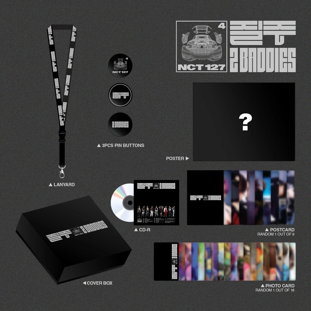 NCT 127 - 2 Baddies - Lanyard + Button Deluxe Edition
