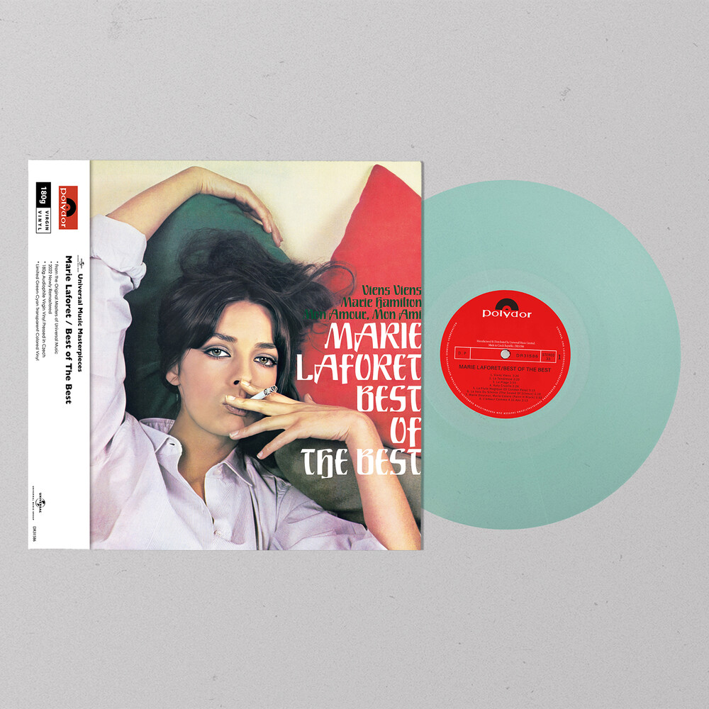 Marie Laforet - Best of the Best - Transparent Green-Cyan Remastered 180gm Audiophile Virgin Vinyl in Gatefold Jacket