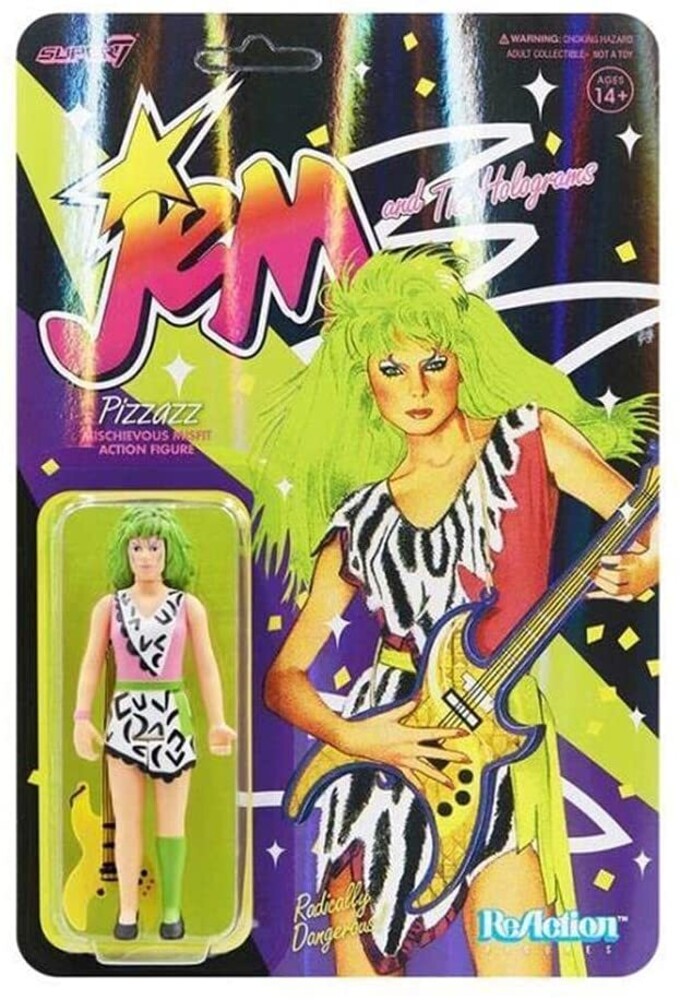 Jem and the Holograms Reaction Wave 1 - Pizzazz - Super7 - Jem And The Holograms ReAction Wave 1 - Pizzazz