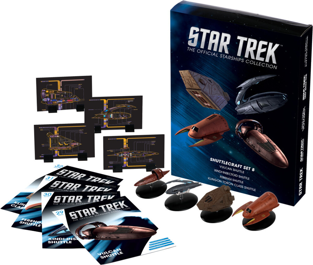 Star Trek Starships - Vulcan Shuttle, Xindi-Insectoid Assault Shuttle, Q