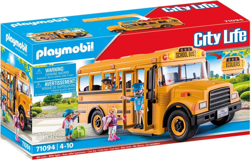 Playmobil - City Life School Bus (Tcar)