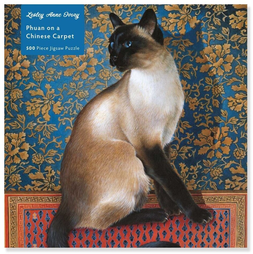 Flame Tree Studio - Adult Jigsaw Puzzle Lesley Anne Ivory: Phuan on a Chinese Carpet:500-piece Jigsaw Puzzle