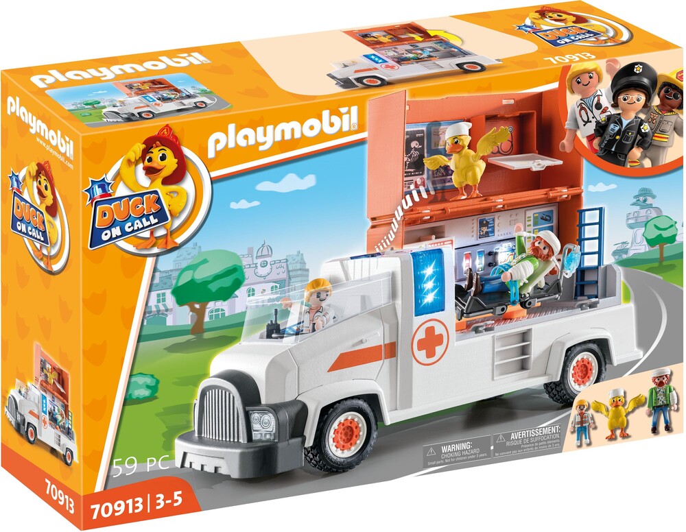 Playmobil - Duck On Call Ambulance (Fig)