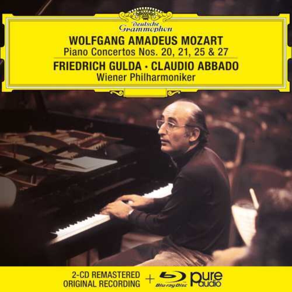 Wiener Philharmoniker Friedrich Gulda - Mozart: Piano Concertos Nos. 20, 21, 25 & 27 [2 CD/Blu-ray]
