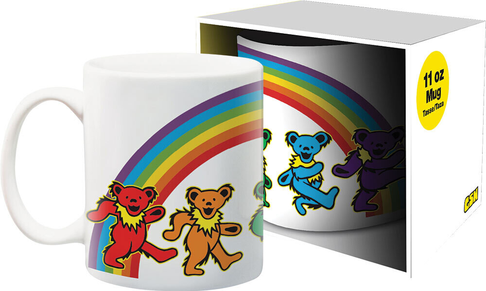 Grateful Dead Dancing Bears & Rainbow 11Oz Mug - Grateful Dead Dancing Bears & Rainbow 11oz Mug