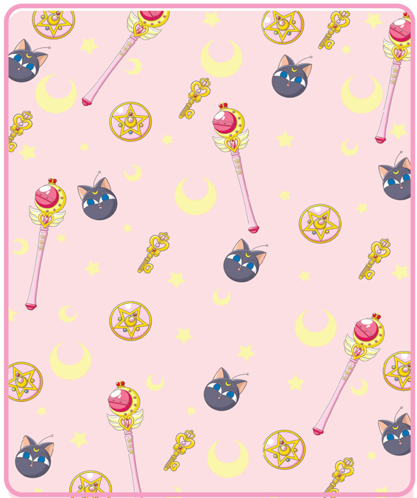 Sailor Moon 46X60 Pattern Blanket - Sailor Moon 46x60 Pattern Blanket (Blan) (Clcb)