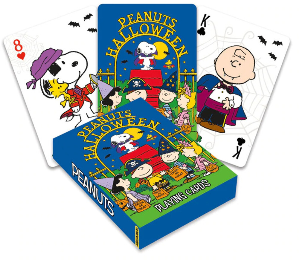 Peanuts Halloween Playing Cards - Peanuts Halloween Playing Cards (Clcb) (Crdg)