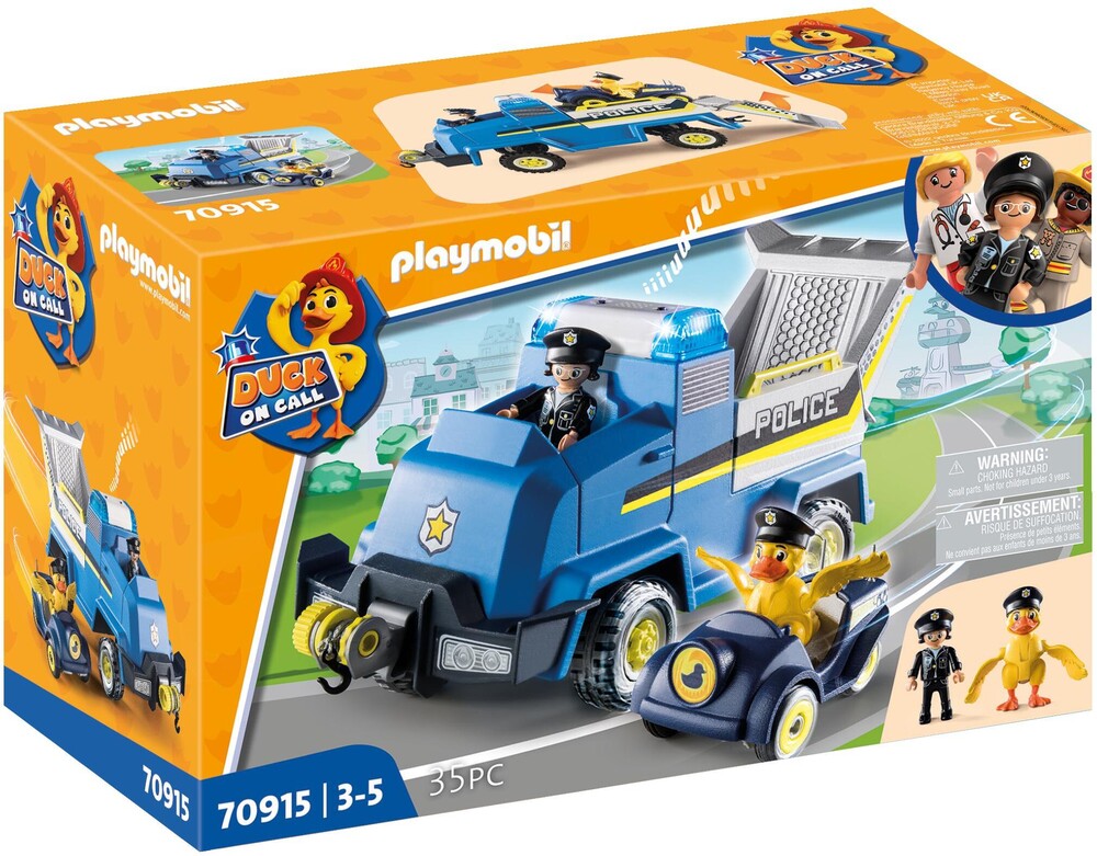 Playmobil - Duck On Call Police Emergency Vehicle (Tcar)